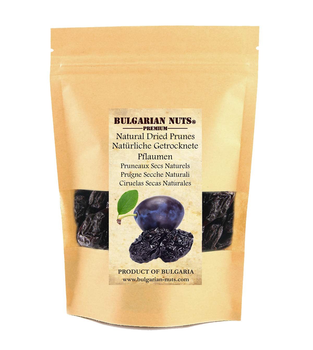 1 kg Prunes séchées naturellement, dénoyautées, sans additifs, sans sucre, sans édulcorants, rien d'artificiel, provenant des jardins fruitiers bulgares Produits déshydratés Naty Shop Titre par défaut