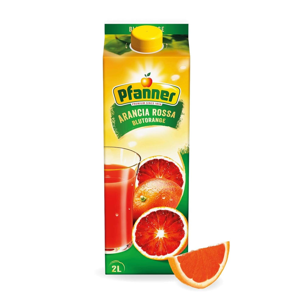 Pfanner Jus de pomme trouble 100% naturel (1 x 2 litres) - Pommes directement pressées - Jus de fruits sans sucre ajouté Boissons sans alcool Naty Shop 2 litres Oranges rouges