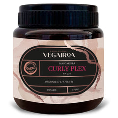 VEGAIROA - Curly Plex Mask - Masque pour boucles définies sans frisottis - Soin hydratant en profondeur - Pour cheveux bouclés ou ondulés - Produit de coiffure professionnel vegan - 300ml Naty Shop Hair Mask Default title