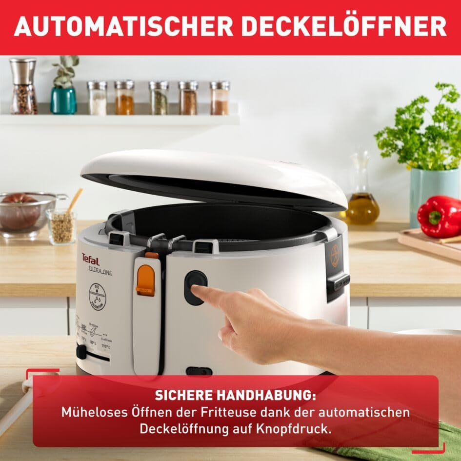 Friteuse Tefal FF1631 Filtra One, 1 900 W, capacité 1,2 kg électroménager Naty Shop