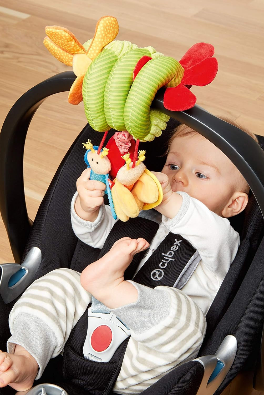 SIGIKID 42249 Papillon spirale actif Baby Activity On Tour jouet filles pour enfants recommandé dès la naissance multicolore Jouets Bebe Naty Shop