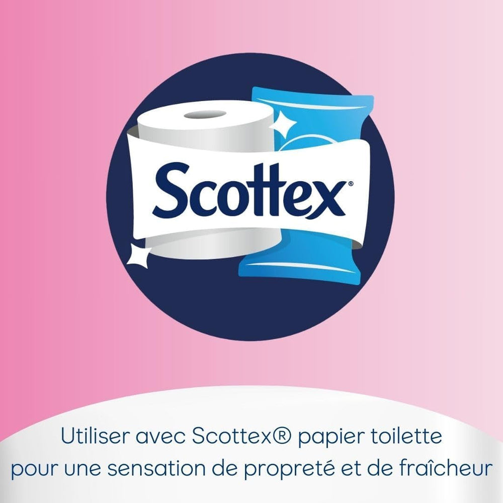 Papier toilette humide sensible, 38 services (38 services X 12 paquets, 456 services au total)