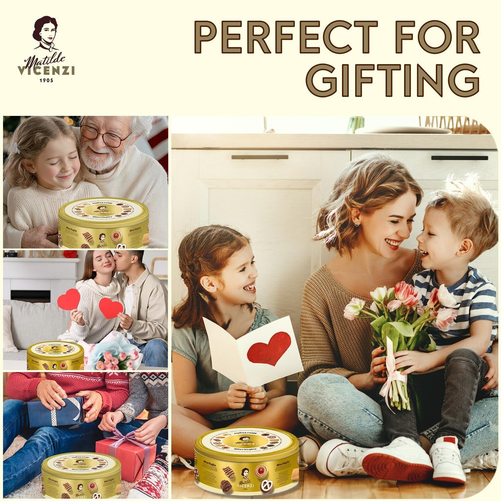 Sambanuts Matilde Vicenzi Minivoglie (tavă metalică rotundă 500G)