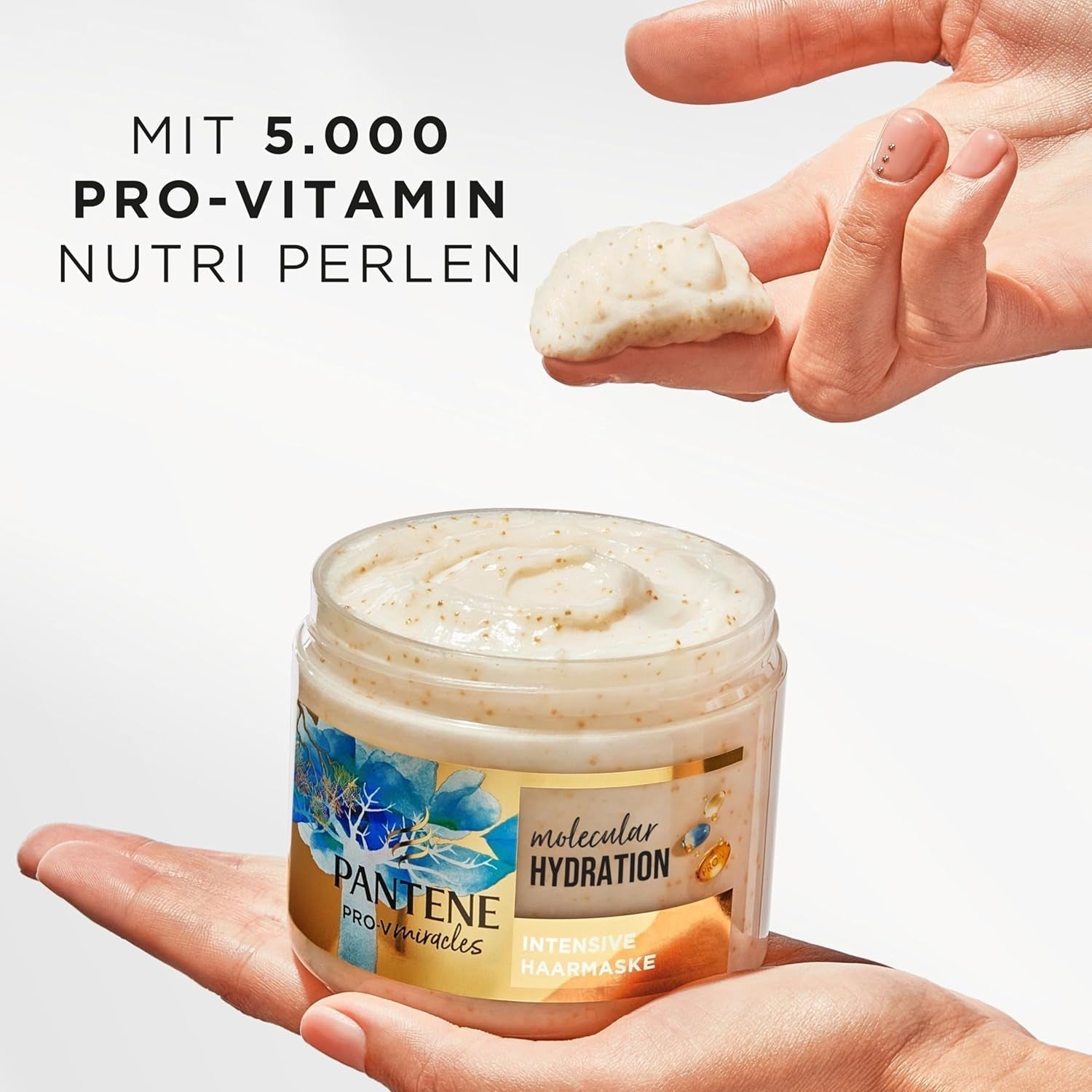 Masque capillaire intensif Pantene Pro-V Deep Hydration à la biotine 300 ml. Soin intensif Pro-V Miracles pour cheveux secs. Cheveux plus doux dès la première application. Convient pour un usage quotidien Naty Shop Masque Capillaire