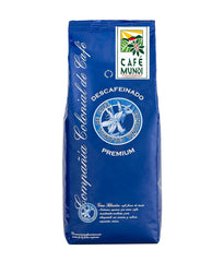Café en grains décaféiné 1 kg naturel 100% - Espresso Goût intense de Colombie et du Brésil.