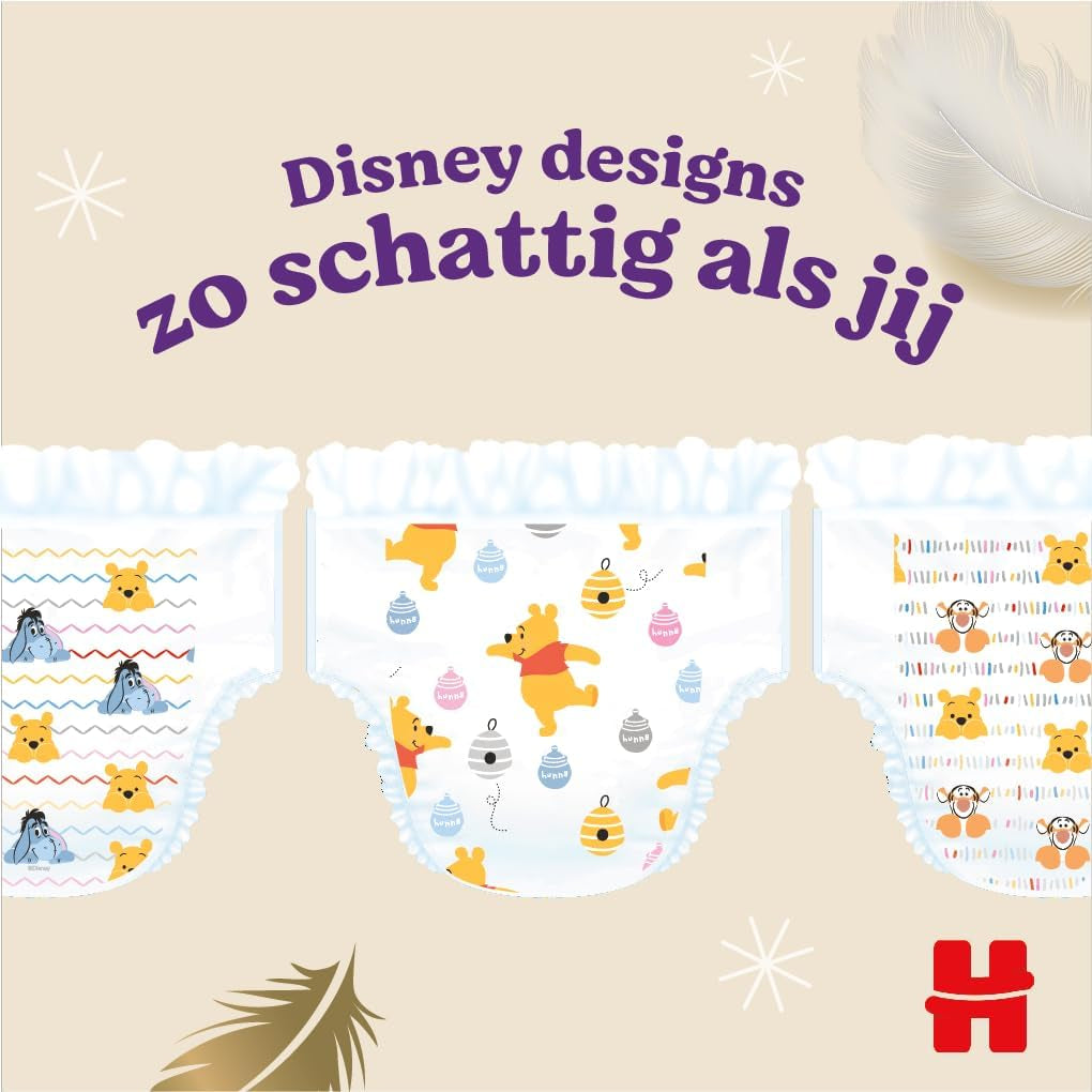 Scutece Huggies Extra Care Mărimea 4 (9-14 kg), 4 pachete a câte 26 de scutece - 4280 g