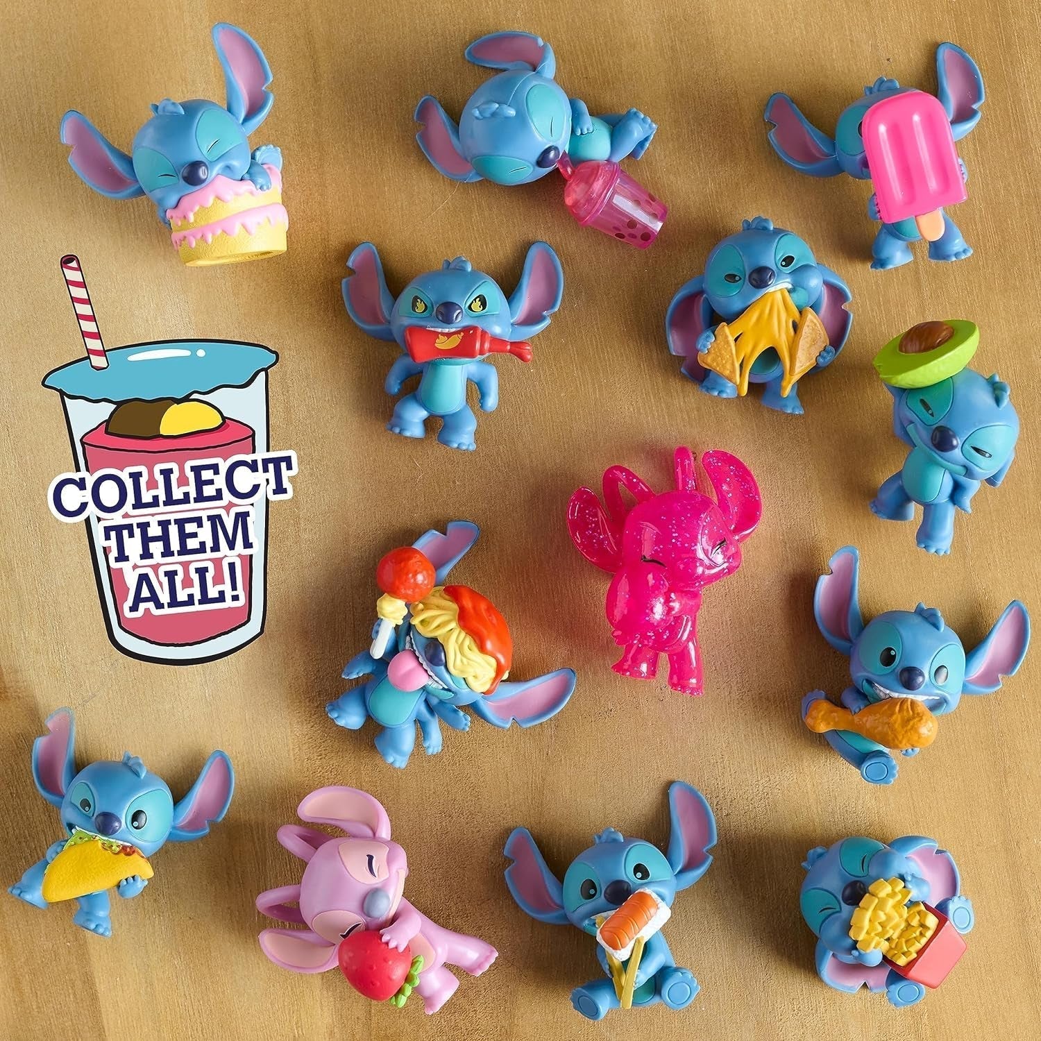 Just Play Disney Stitch Figurines à collectionner, pack surprise, grandes figurines à collectionner de 5 cm, les styles peuvent varier, jouets pour enfants à partir de 3 ans Naty Shop