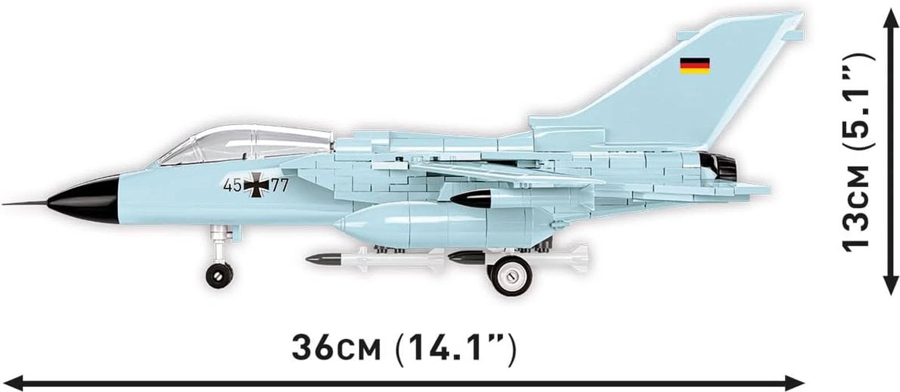 COBI Panavia Tornado IDS, 35.8 cm x 27.9 cm x 13 cm