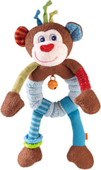 HABA 302999 - Lino le singe, peluche avec plein d'effets pour jouer et découvrir, jouet pour enfant à partir de 6 mois Jouets Bebe Naty Shop