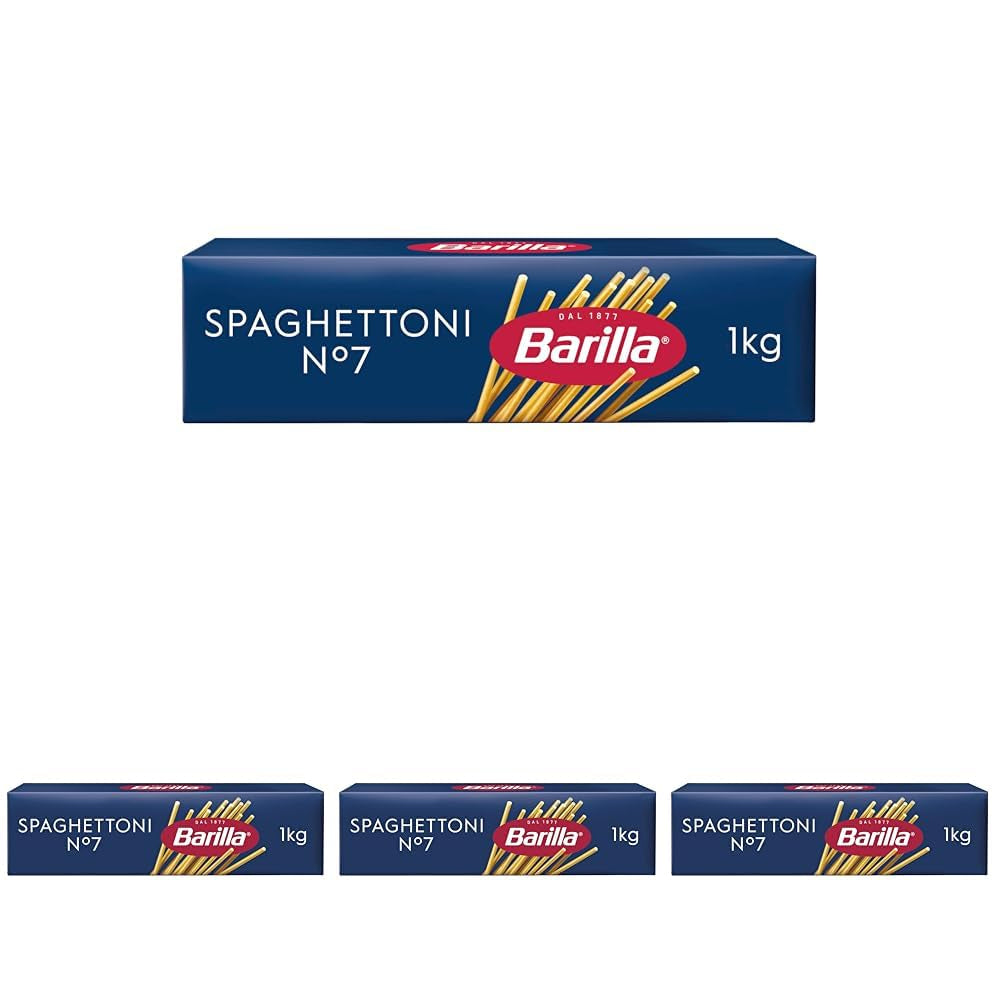 Barilla Pasta Klassische Spaghetti n.5 aus Hartweizen de haute qualité immergé al dente, (1 x 500 g), geschmacklos