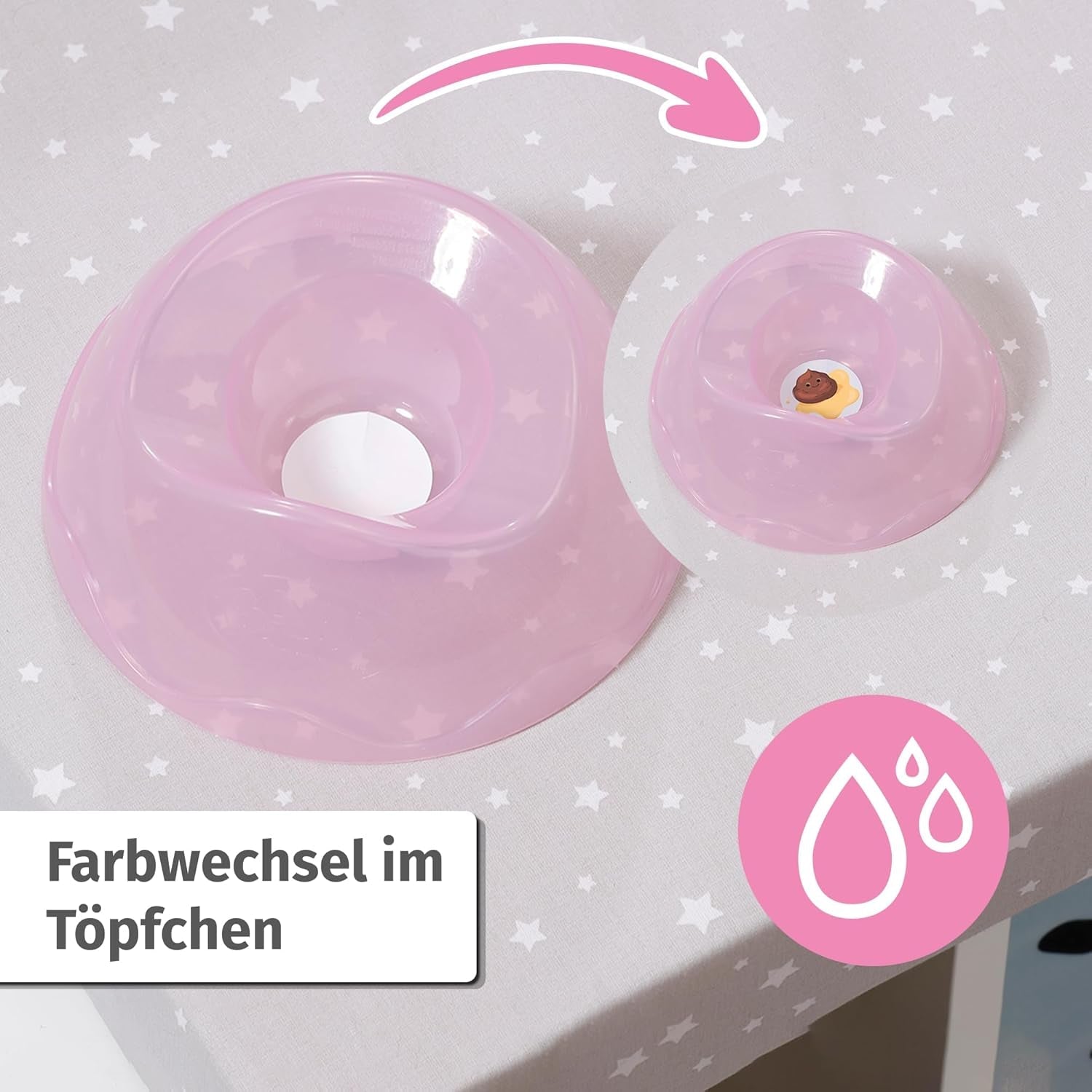 BABY Born Eva 43Cm, poupée avec 10 fonctions et accessoires, pour enfants à partir de 3 ans, fonctionne sans pile, grande poupée 43Cm, 836408 Zapf Creation Dolls Naty Shop