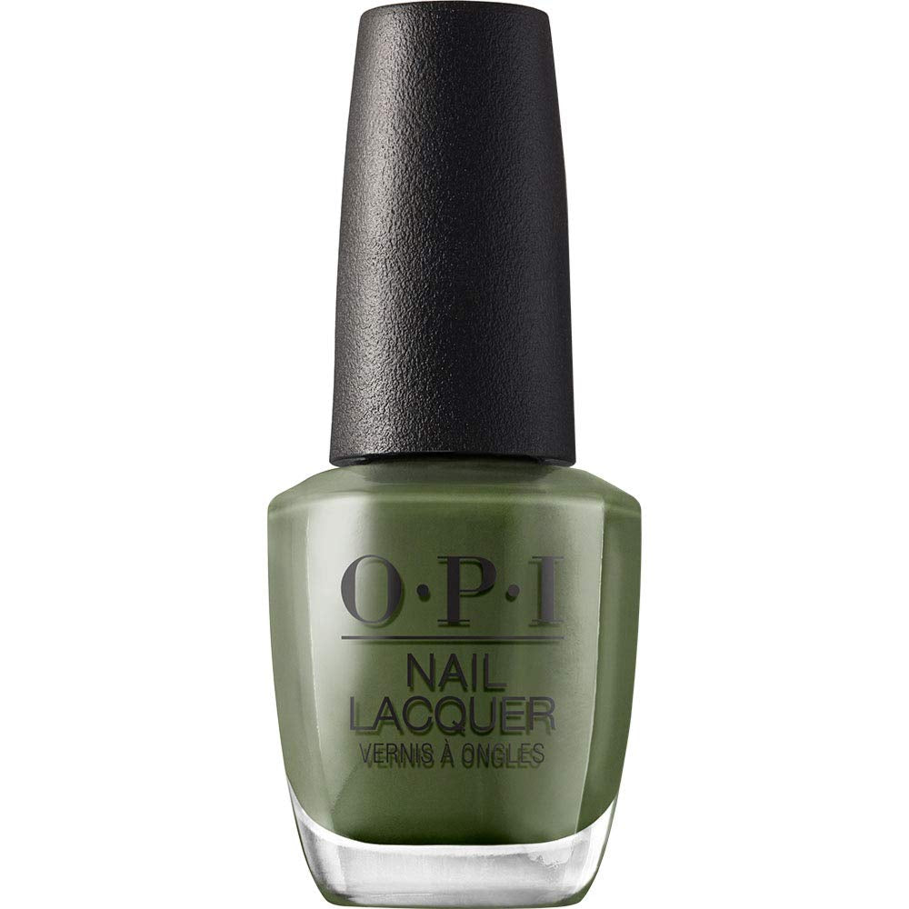 OPI Nail Lacquer dans les tons de bleu et de vert - Vernis à ongles à séchage rapide, résistant aux éclats et longue tenue - dure jusqu'à 7 jours - avec pinceau extra-large ProWide