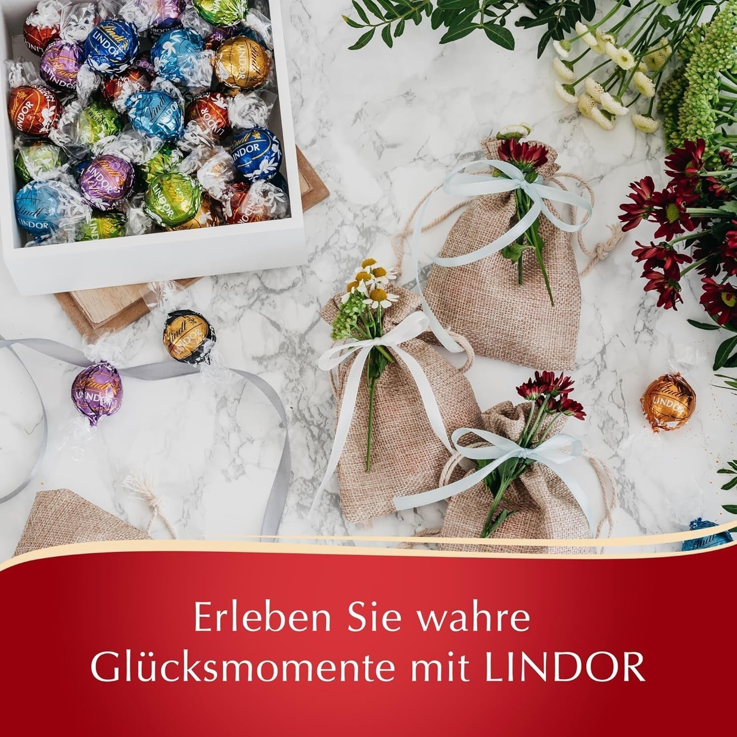 Lindt Chocolate LINDOR Mixture, 1371 grame Bomboane de Ciocolata Naty Shop