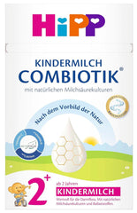 Hipp Milk Food Combiotik Lait pour enfants bio Combiotik 2+, 4 x 600 grammes Mère et Enfant Naty Shop