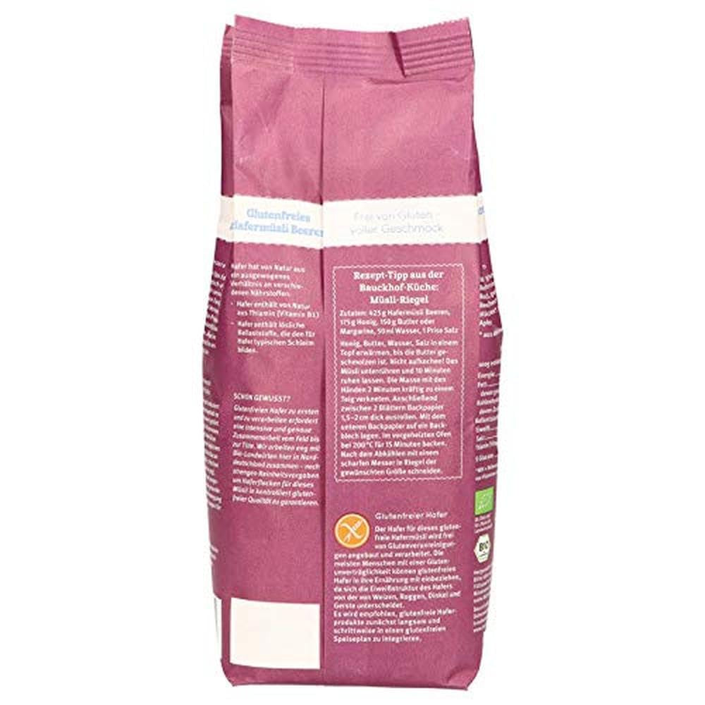 hof muesli d'avoine aux baies, sans gluten (425 g) - Bio