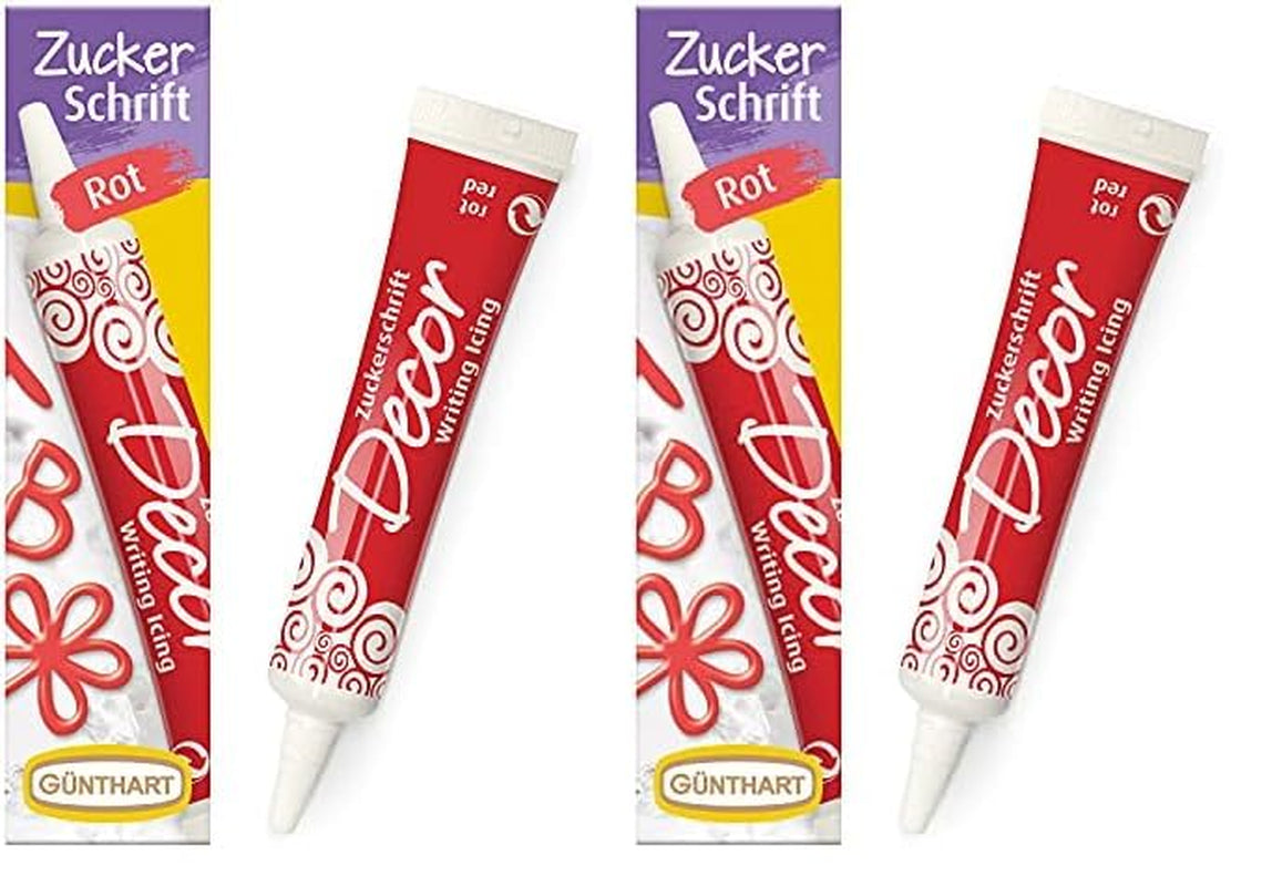 Günthart Backdecor 25 g Sucre avec lettres OR Pour tous les desserts de couleur dorée En sucre pour de belles lettres et motifs, 1 paquet (25 g)