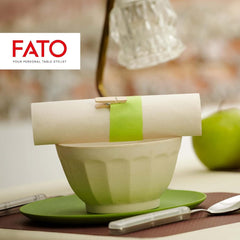 Fato - Serviettes en papier jetables naturelles à 4 plis, respectueuses de l'environnement, paquet de 40, taille 38 x 38, 2 épaisseurs, papier 100 % recyclé