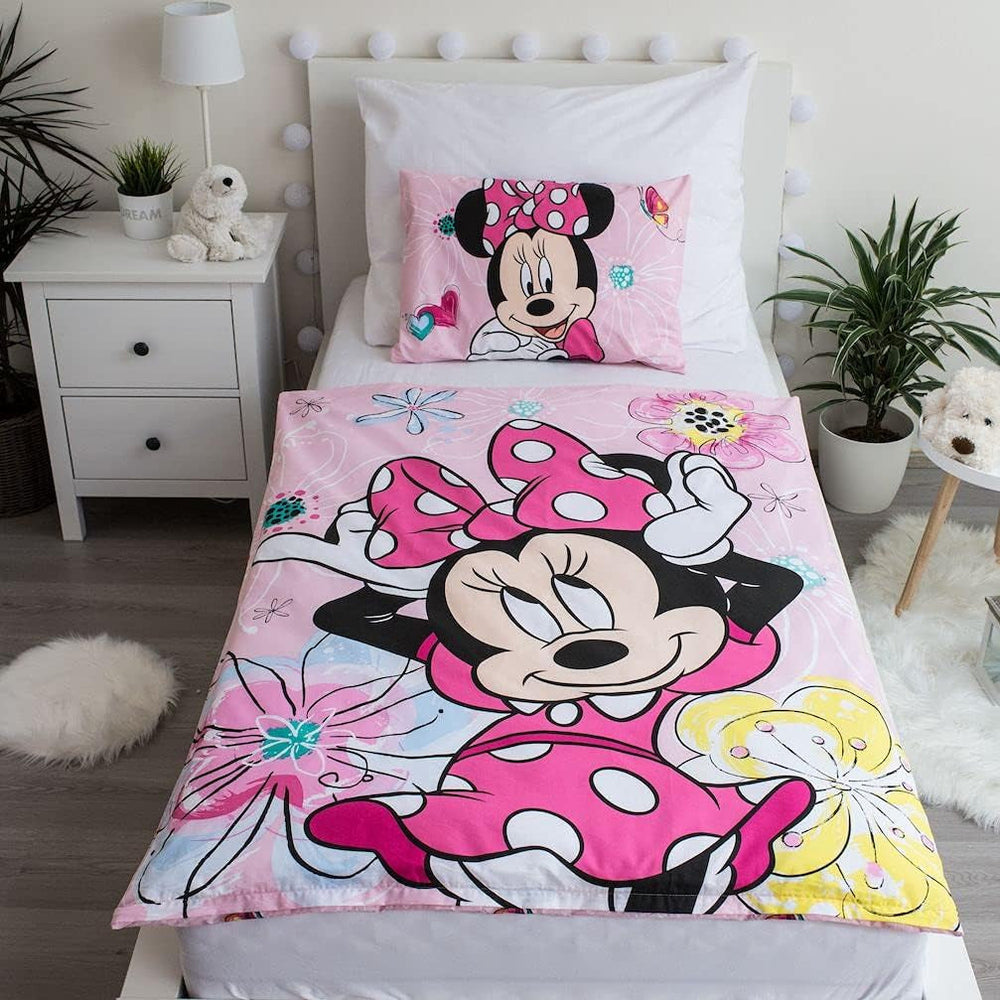 Parure de lit enfant Minnie Mouse, en coton Literie - enfant Naty Shop