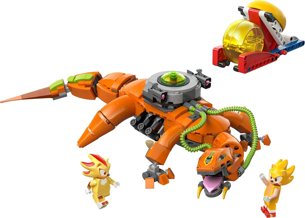 LEGO Sonic the Hedgehog Super Shadow vs. Biolizard, Gamer Spielzeug, Geschenk für Jungen und Mädchen, Spielset zum Sammeln für Kinder und Fans von Videospielen, mit Figuren der Charaktere 77003