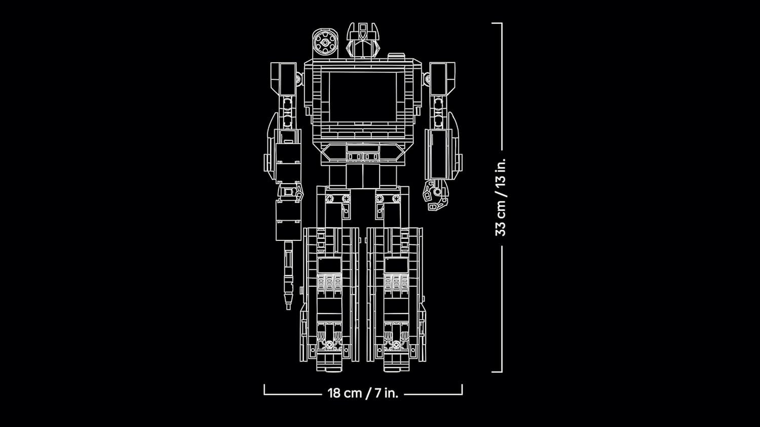 LEGO Icons Transformers: Soundwave Set für Erwachsene - Modellbau mit verwandelbaren Figuren inkl. Laserbeak & Ravage sowie einem Soundstein - Sammlerstück & Geschenk für Fans - 10358