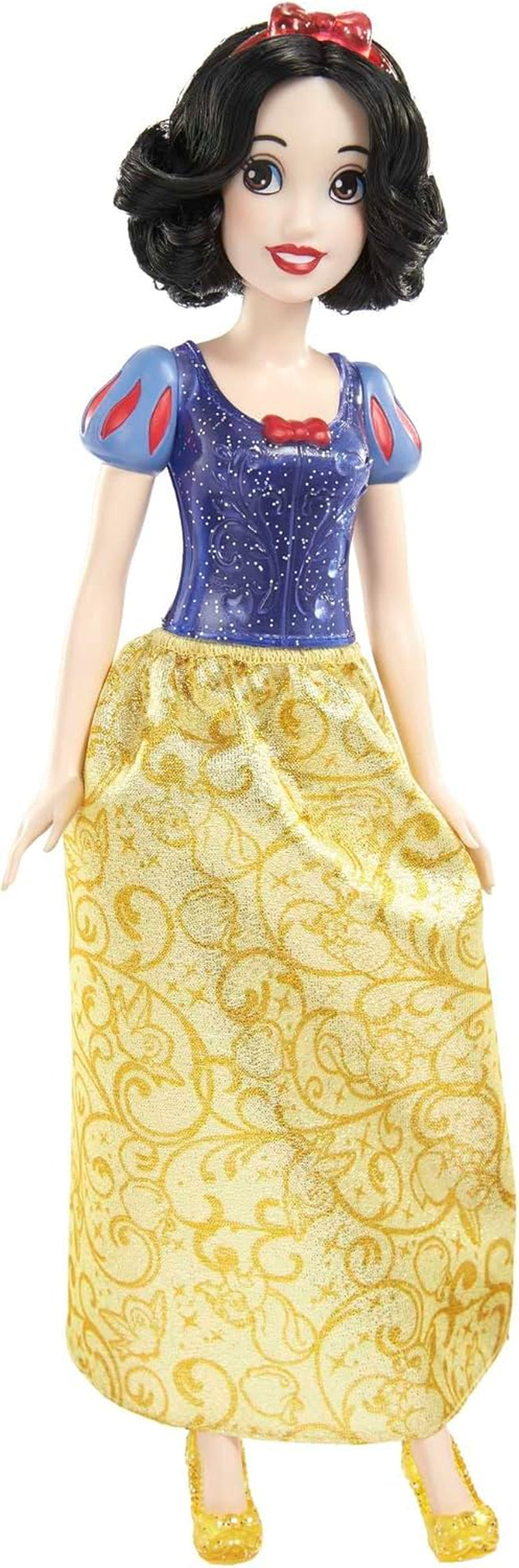 Mattel Disney Princess Toy Poupée mobile Blanche-Neige avec vêtements et accessoires scintillants Cadeau inspiré du film Disney pour enfants HLW08 Naty Shop Dolls
