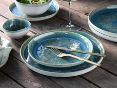 Creatable 22447 Yuki Series Service de table pour 2 assiettes en porcelaine, passe au lave-vaisselle et au micro-ondes, fabriqué en Europe