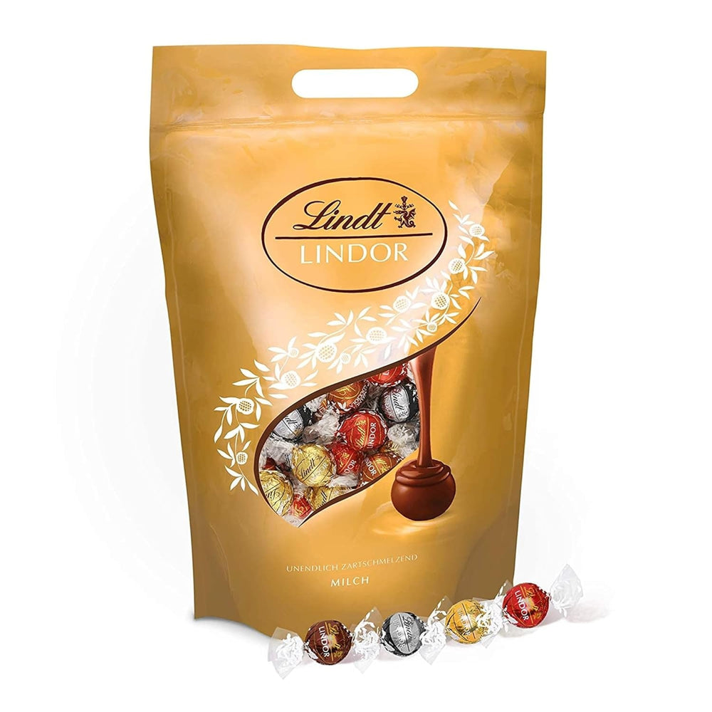 Lindt, méga pack, environ 160 sphères de chocolat, assortiments variés, 2 Kg Bonbons au Chocolat Naty Shop