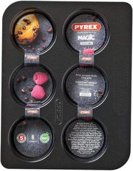 Moule à Muffins Magique Pyrex pour 6 Muffins Moules et plaques à pâtisserie Naty Shop