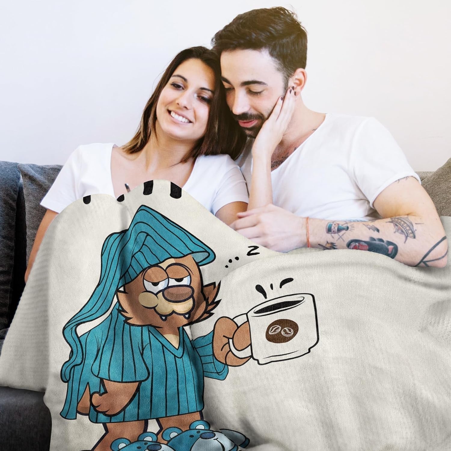 Musaecoin cadeau papa, cadeau d'anniversaire papa, idées cadeaux pour papa, cadeaux pour papa, couverture en flanelle de 50 à 60 pouces, cadeau de Noël pour papa, cadeau de fête des pères Lits et couvertures musaecoin