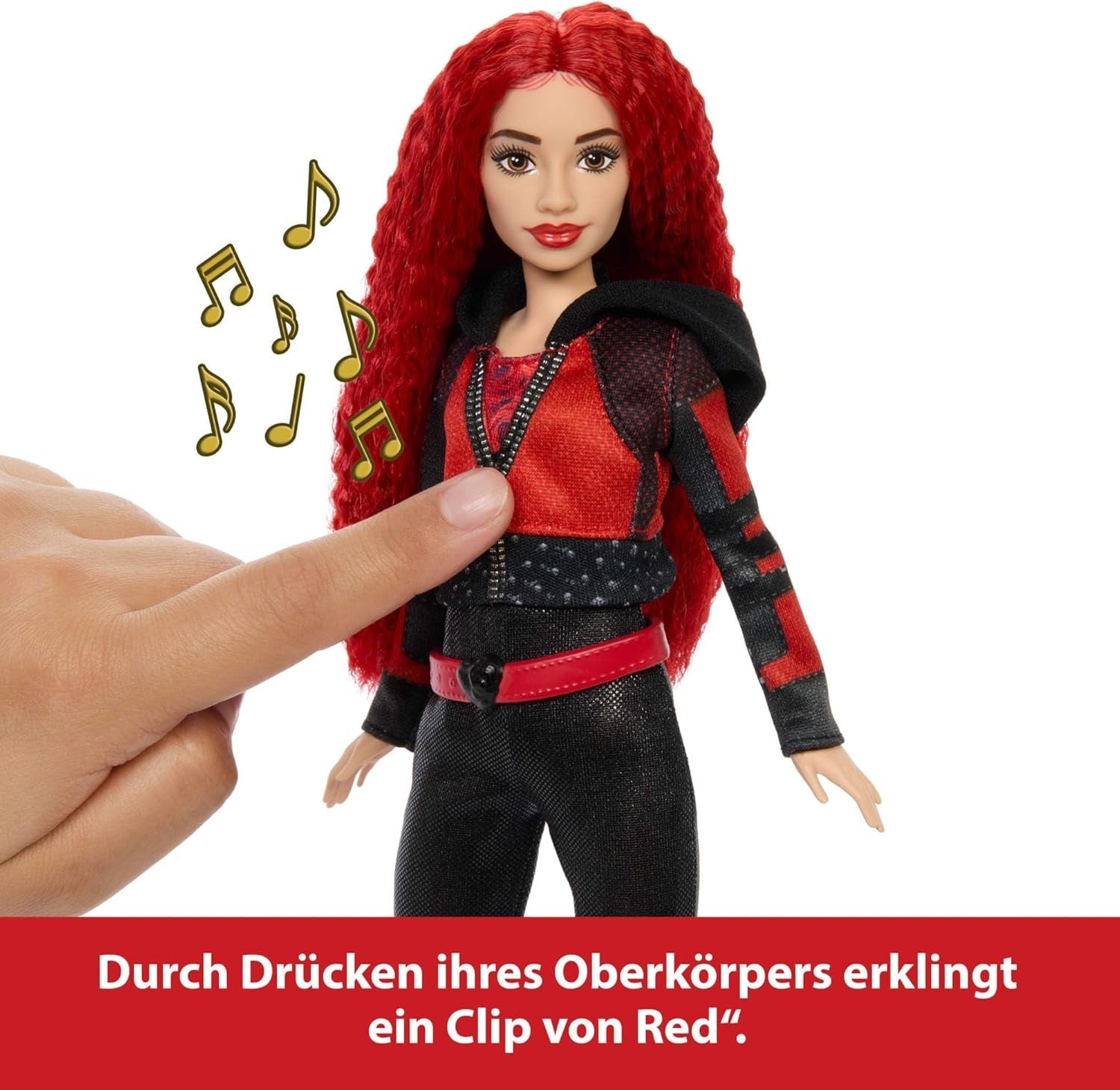 Mattel Disney Puppe Descendants 4 singende Red - Tochter der Queen of Hearts