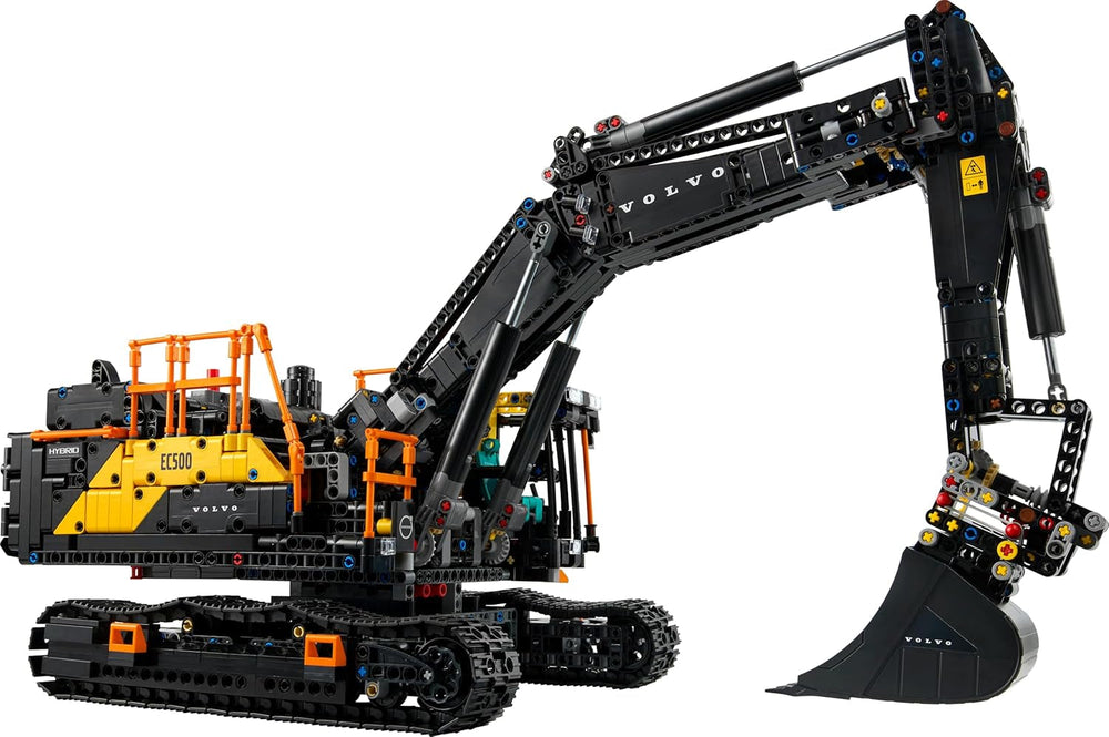LEGO Technic Volvo EC500 Hybrid-Bagger - Spielzeug Automodell mit Motor für Erwachsene mit beweglichem Ausleger, Kettenantrieb sowie austauschbarem Hammer und Schaufel - Geschenkidee - 42215