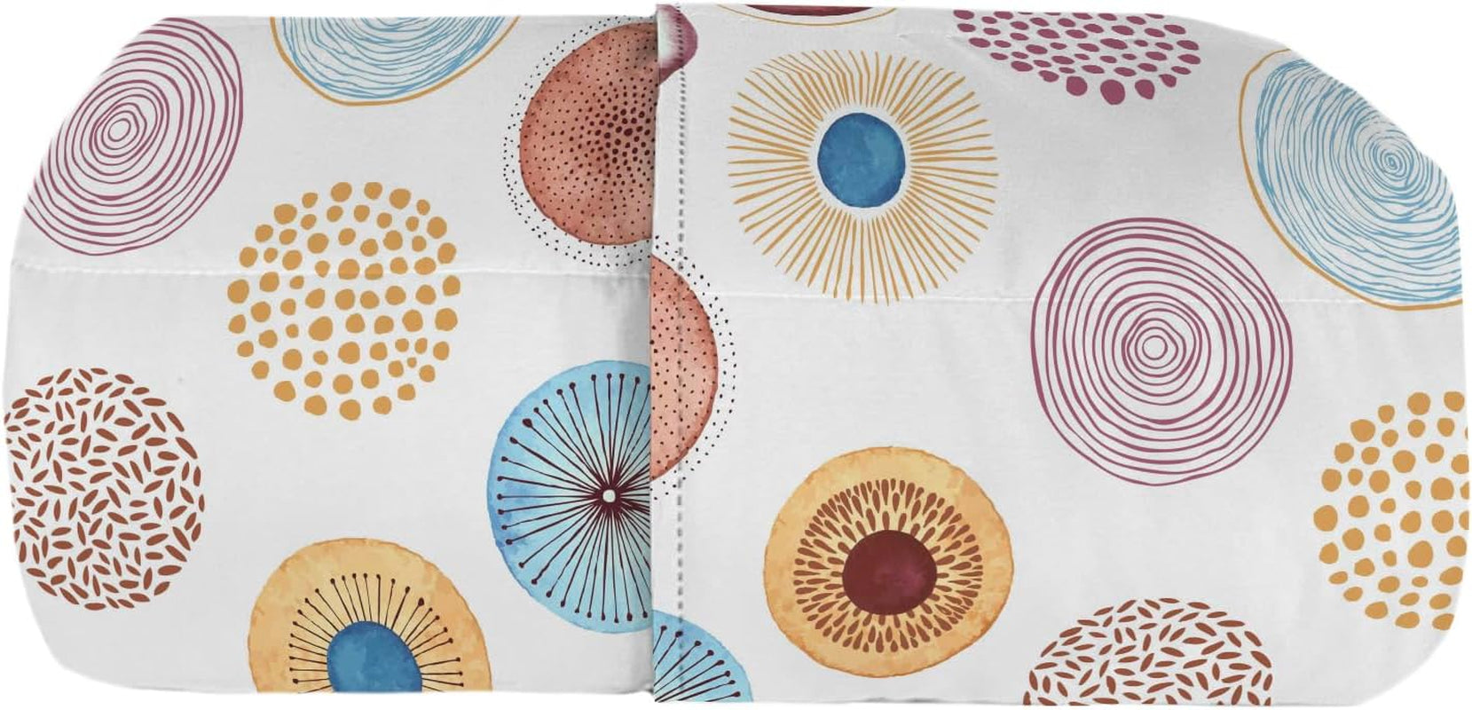 Linge de lit italien couette d'été basique, microfibre imprimée, 250X240Cm, cercle Quilts et couettes Naty Shop