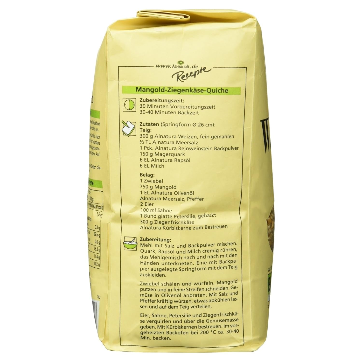 Grains de blé biologique, 1 kg
