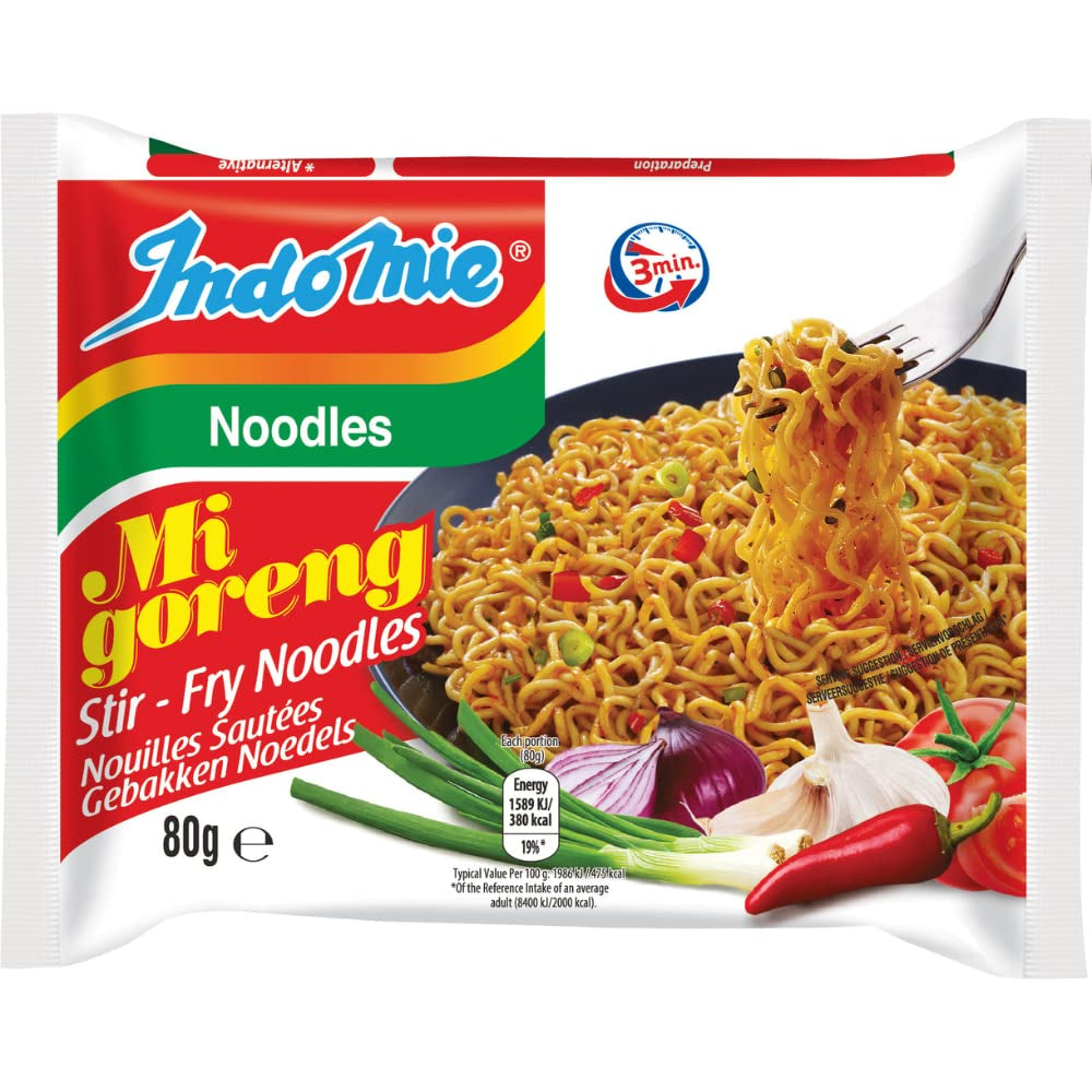 INDOMIE - Nouilles instantanées Mi Goreng - Multipack (40 x 80g)