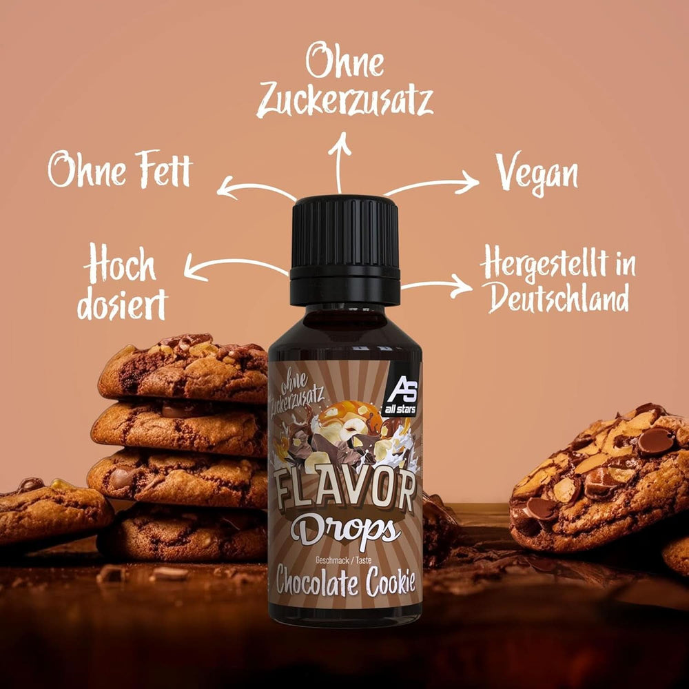 ALL STARS Flavor Drops, Gouttes aromatisées sans sucre ajouté et sans calories - Douceur et saveur pour l'alimentation, 30 ml Édulcorants Naty Shop