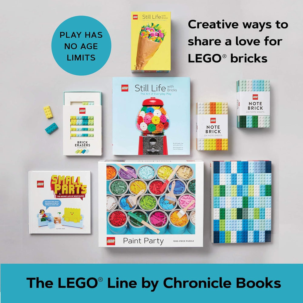 Brique de notes LEGO® (bleu-vert) : 224 feuilles de notes (LEGO x Chronicle Books)