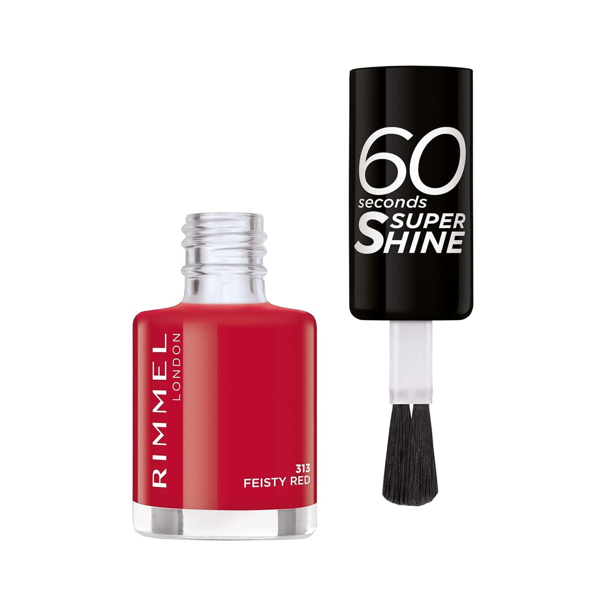 Oja Rimmel 60 Seconds Super Shine - 313 Feisty Red