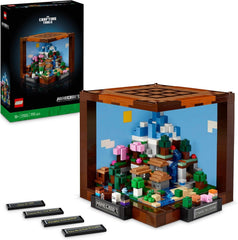 LEGO Minecraft The Workbench Ensemble de construction 8 figurines, jeu vidéo comprenant Steve Alex Créatures et biomes Modèle 15e anniversaire Idée cadeau pour adultes Hommes Femmes 21265 Ensembles de construction Besuche den LEGO-Store Default Title
