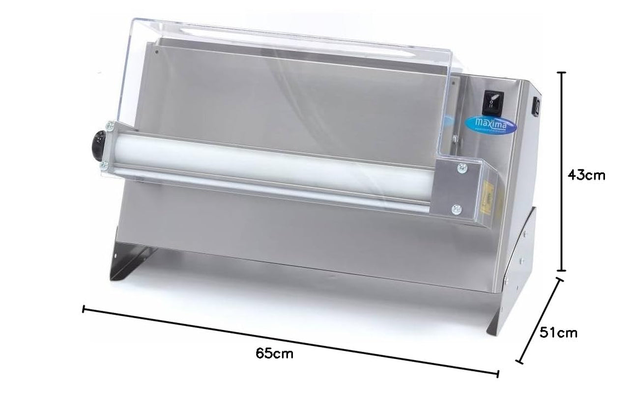 Rouleau à fondant Maxima Gastro - Ø45 cm - Rouleau simple - Épaisseur réglable