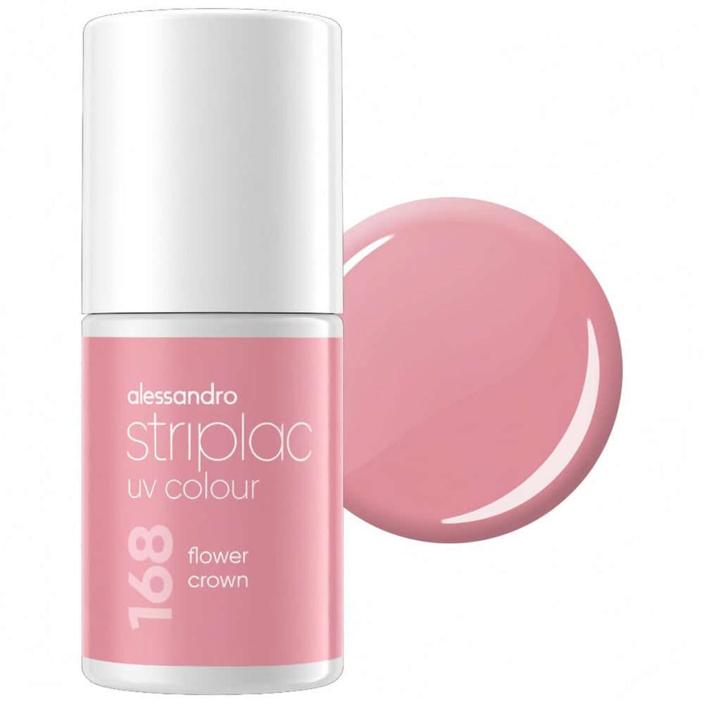 Vernis à ongles UV Alessandro Striplac White Honeymoon - Délicat et longue tenue - S'enlève facilement grâce à la technologie de retrait - Vegan et cruelty-free - 8 ml