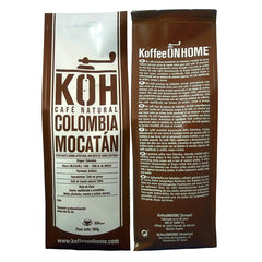 Kaffee Kolumbien Mocatán – Ganze Bohnen – 100 % Arabica – Mélange naturel – Arôme fruité – Spécialité d'origine unique – 500 g de café