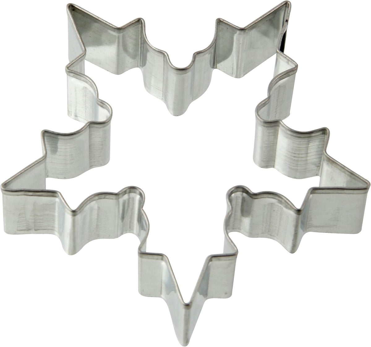 Zenker Emporte-pièce flocon de neige, emporte-pièce de Noël, emporte-pièce fondant, emporte-pièce de haute qualité, aide de cuisine en tôle d'acier, couleur : argent