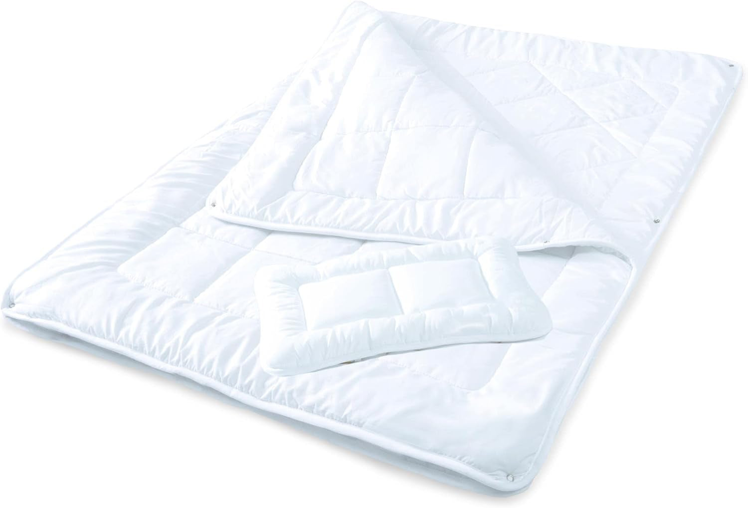 Aqua-Textil Soft Touch Set pentru copii Plapumă 100 X 135 Cm 250G și 350G cu pernă 40 X 60 Cm 150G Plapumă 4 anotimpuri Reglare climatică Oeko-Tex Plapumi si pilote Naty Shop 100X135 Cm + 1X 40X60 Cm 4 anotimpuri