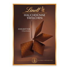 Barres de chocolat noir ultra-minces Lindt Chocolate | 125g | Barres ultra fines du meilleur chocolat noir | Particulièrement fin et fin | Cadeau chocolat (1 paquet)