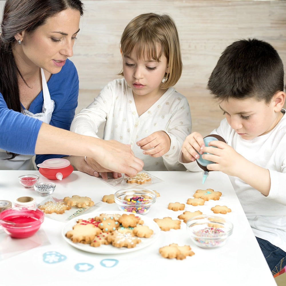 Boîte à biscuits Lékué, bleue, 24,3 cm, colorée