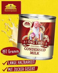 Kaiserpalast Lait concentré 8% Fettanteil, préparé pour les sucres du café et du thé ou pour la cuisine et le dos, 1 x 397 g