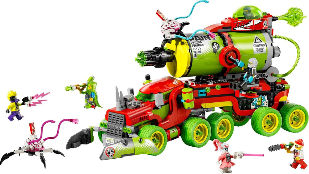 LEGO DREAMZzz Mateos Sprühdosen-Truck - Spielzeug mit 2 Baumodi, modularen Boostern und 5 Minifiguren, darunter Cooper und Mr. Oz - Geburtstagsgeschenk für Mädchen und Jungen ab 9 Jahren - 71499