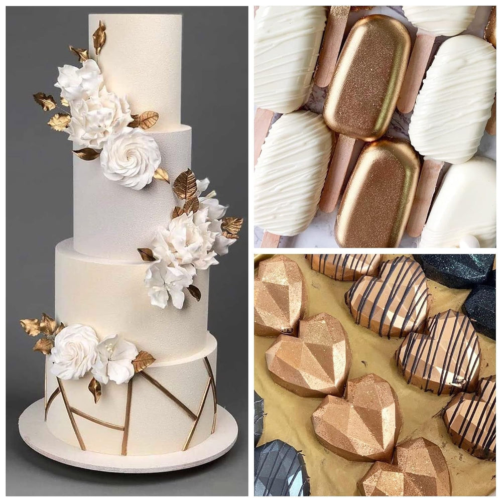 DecoRom, paillettes comestibles, poudre, 10 grammes Glitter Naty Shop