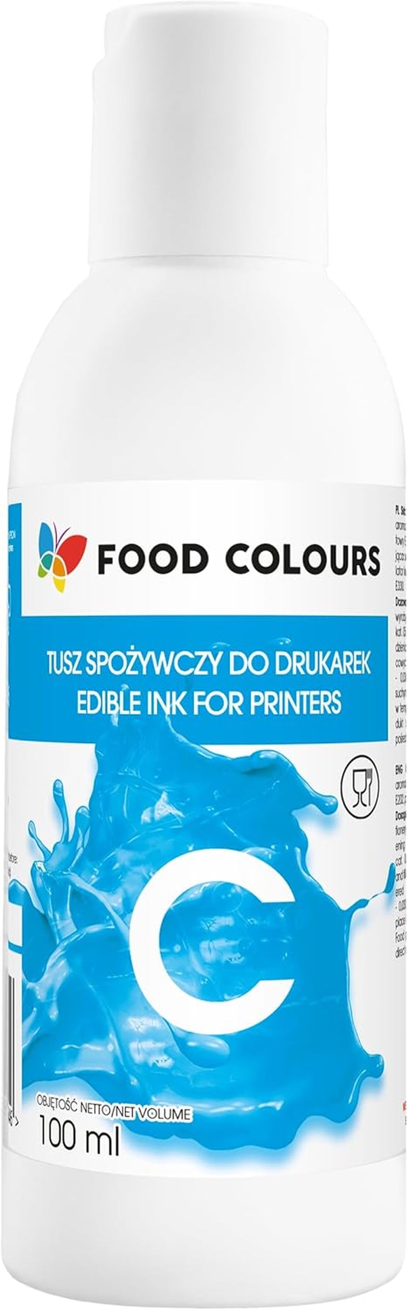 Encre comestible pour imprimantes, colorants alimentaires MAGENTA 100ML, impression comestible, impression sur papier gaufrette, décoration de gâteaux, complément