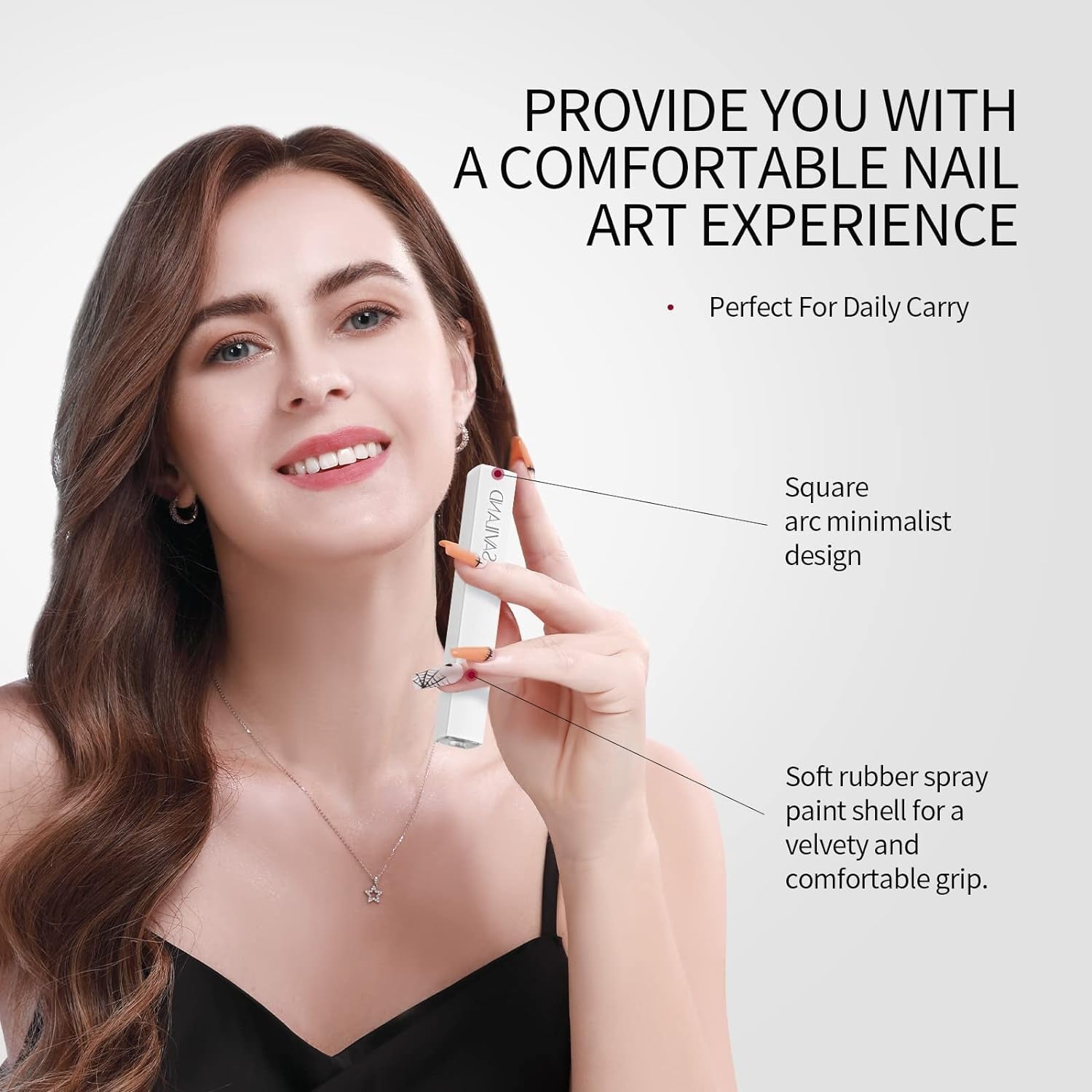 Saviland U V Lampe pour Gel Nägel: Mini U V Lampe pour NägelSchützen Sie Die Haut Wiederaufladbar Klein LED Nagellack Trocknergerät pour Nagellack Aufbaugel Nail Tips Nagelkleber Geschenke Für Frauen